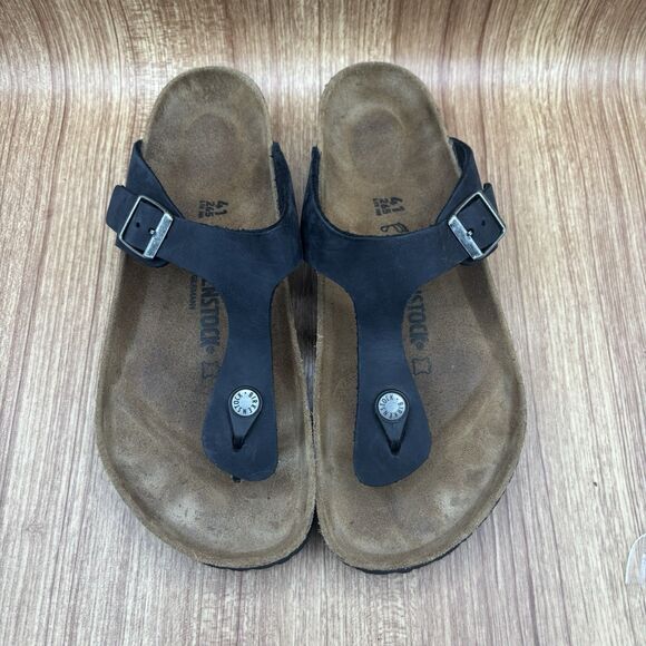 Birkenstock Gizeh Regular Fit BLACK - US Women’s Size 10 / EUR 41 Sandals - Picture 7 of 8